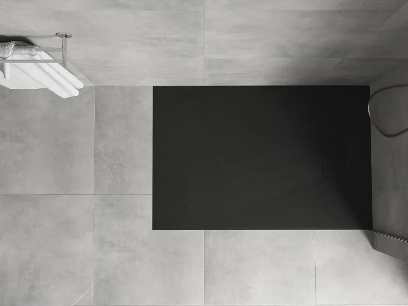 Mexen Hugo правоъгълна душ кабина SMC 120 x 90 см, черна - 42709012