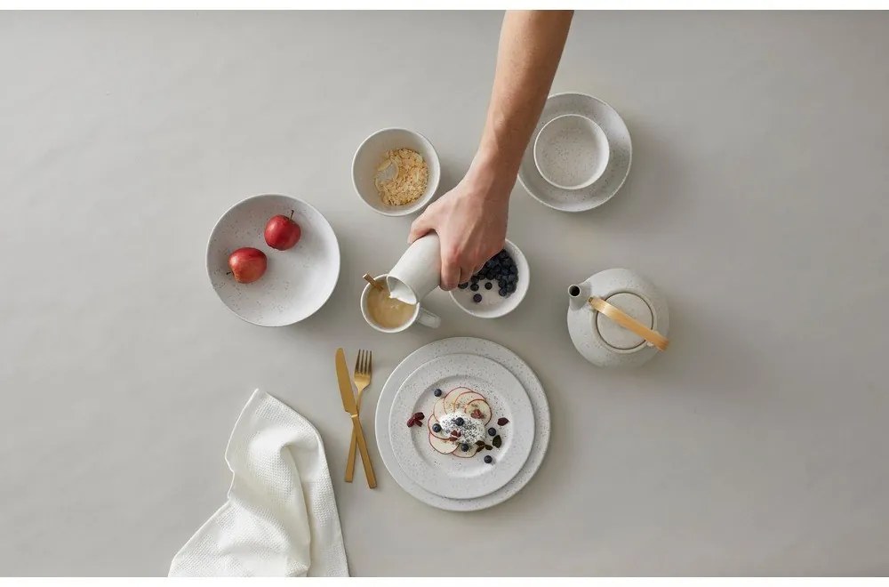 Кремава каничка за мляко Basics Matte Cream, 0,5 л Stentøj - Bitz