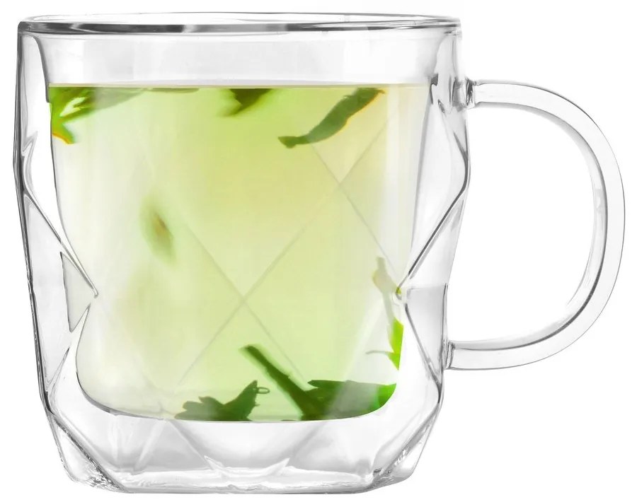 Комплект от 2 чаши с двойна стена , 330 ml Geo - Vialli Design