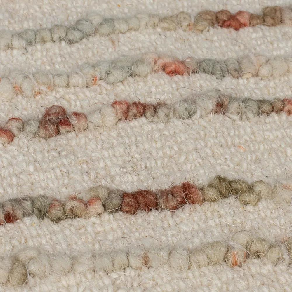 Оранжево-кремав вълнен килим 160x230 cm Abstract Swirl – Flair Rugs