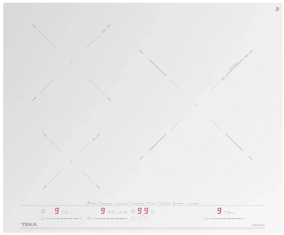 Teka Teka IZC 63630 WH бял MasterSense Индукционен плот за вграждане