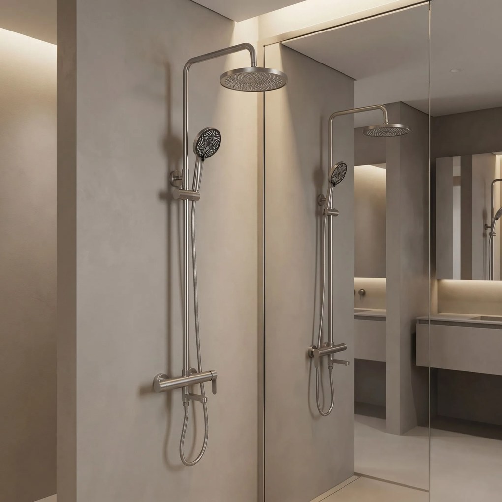 Душ Комплект Rea Arcos brush nickle