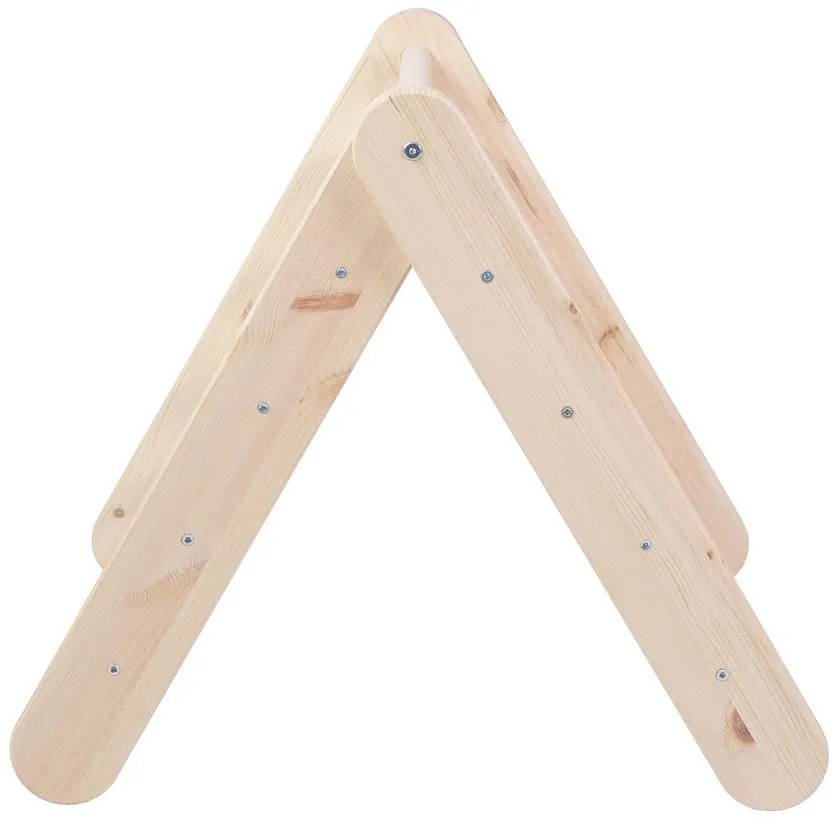 Пиклер триъгълник от масивен бор в естествен цвят 46x87x60 cm Montessori – Meowbaby