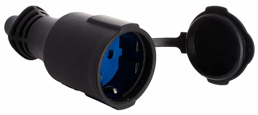 Гнездо Solera 5707c 250 V Черен С капак 4,8 mm 16 A IP44