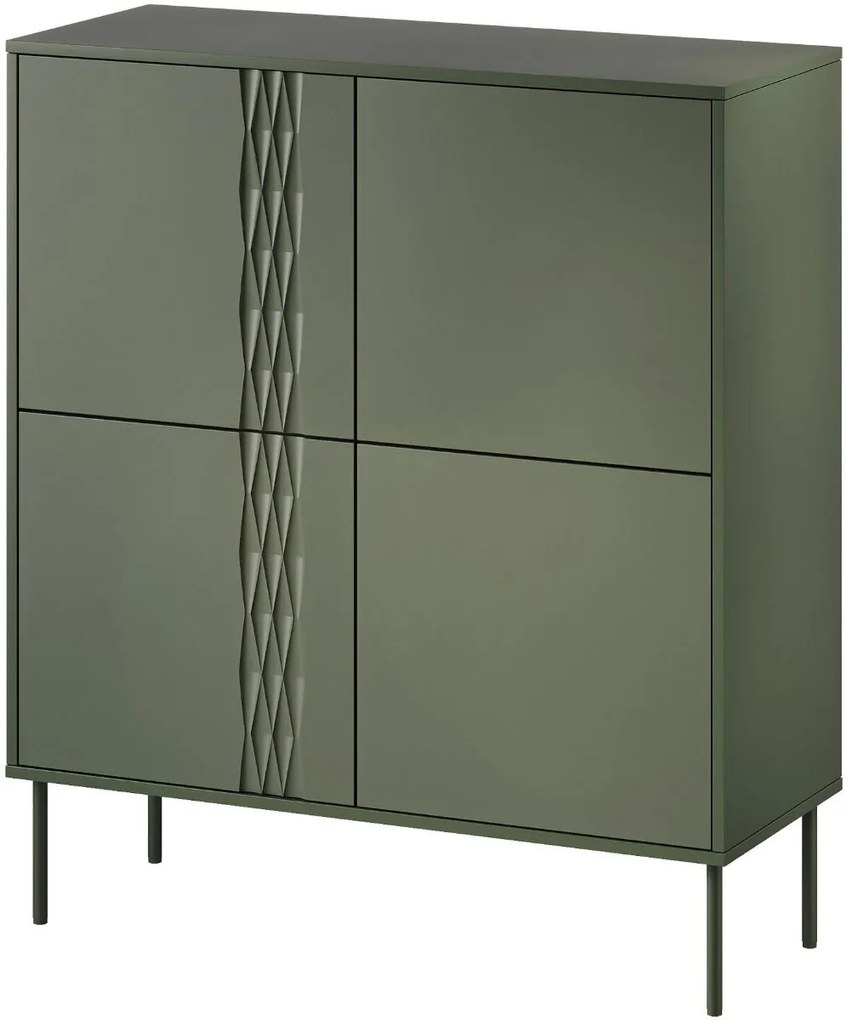 Бюфет Tresse 4D-Тъмно зелено