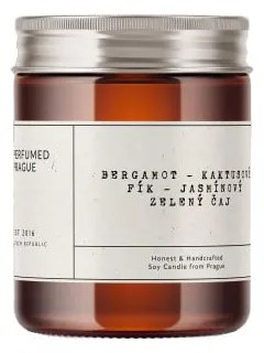 Свещ от соев восък с време на горене 40 h #46 Bergamot &amp; Jasmine – Perfumed Prague