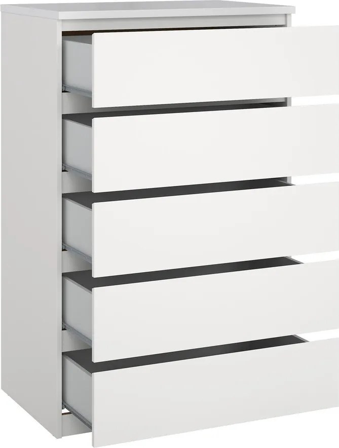 Бял скрин 77x121x50 cm Naia – Tvilum
