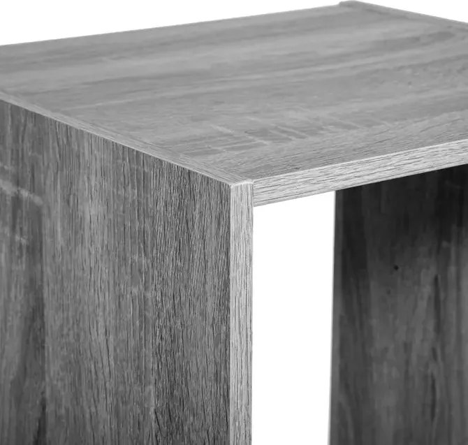 Рафт 5five Mix'n Modul, 4 отделения, MDF, 35x32x134 cm - Бял