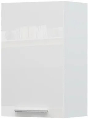 Висящ шкаф Raval V7-45-1K-White - White glossy