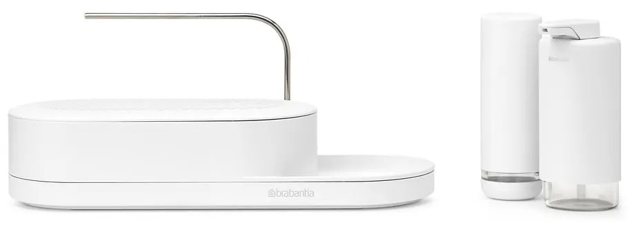 Бяла пластмасова стойка за препарати SinkStyle – Brabantia
