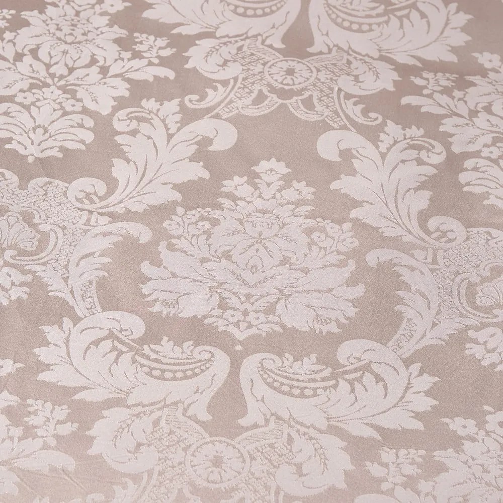 Бежово двойно спално бельо от дамаск 200x200 cm Damask Jacquard – Catherine Lansfield