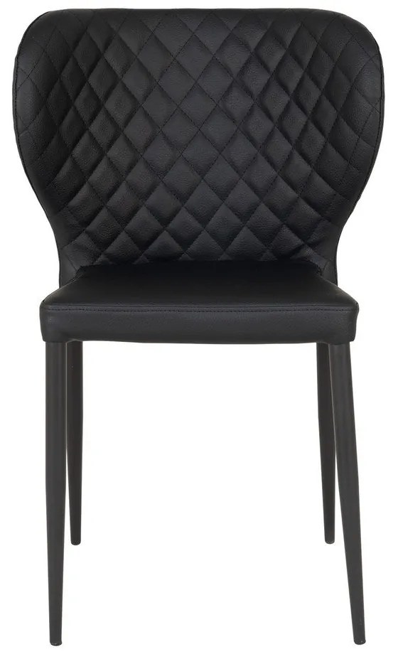 Черни трапезни столове в комплект от 4 броя Pisa - House Nordic