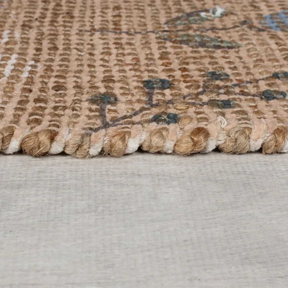 Ръчно изработен килим със смес от юта в естествен цвят 160x230 cm Arriana – Flair Rugs