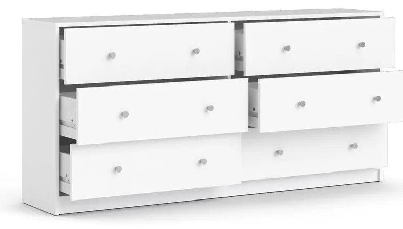 Бял скрин , 143 x 68 cm May - Tvilum