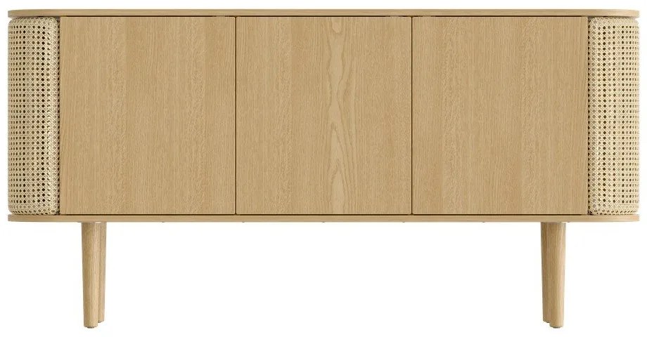 Нисък скрин от естествен дъб 150x75 cm Treasures - UMAGE