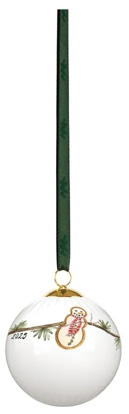 Порцеланова коледна топка ø 6 cm Hammershøi Christmas Bauble 2025 – Kähler Design