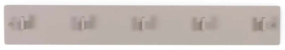 Кафяво-сива метална стенна закачалка 70 cm Leatherman – Spinder Design