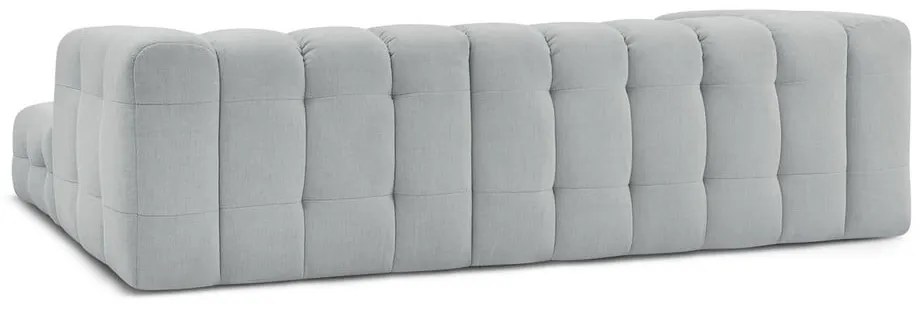 Светлосив ъглов диван (десен ъгъл) Cloud – Bobochic Paris