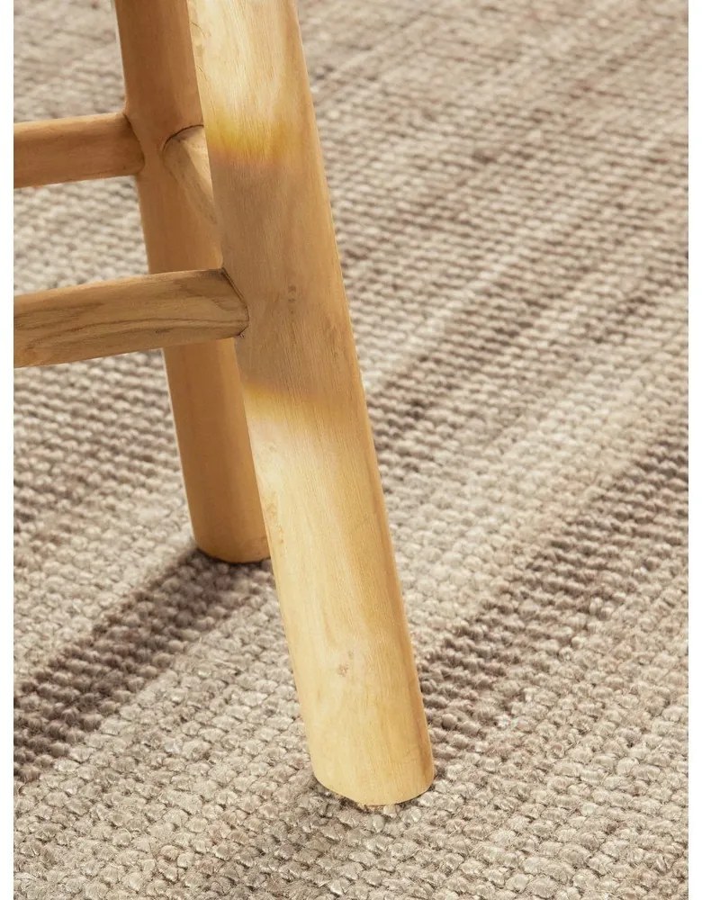 Кръгъл килим от юта в кафяво-сив цвят ø 160 cm Bouclé Jaipur – Hanse Home