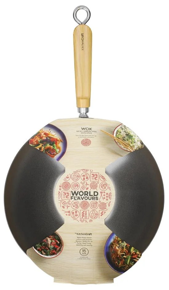 Тиган WOK с незалепващо покритие , ⌀ 30 см Oriental - Kitchen Craft