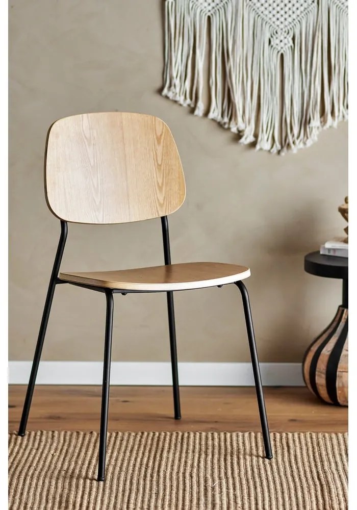 Трапезни столове в комплект от 2 броя в естествен цвят Monza – Bloomingville