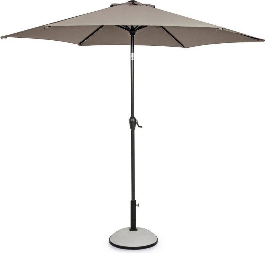 Кафяво-сив чадър ø 270 cm Kalife – Bizzotto