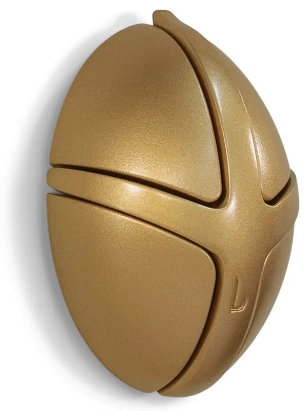 Кука за стена в златист цвят Tick - Spinder Design