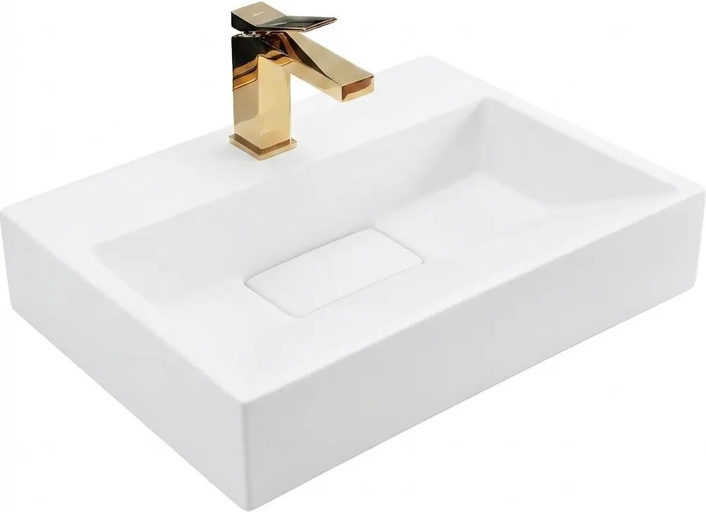 Умивалник МРАМОРЕН КОМПОЗИТ Rea GOYA 50CM