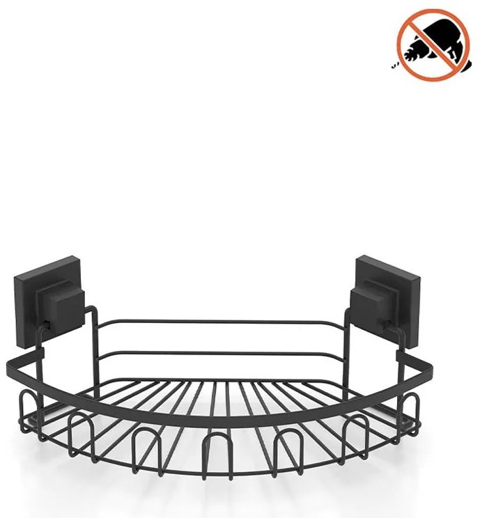 Ъглова етажерка за баня TEKNO TEL EF-255 , едно ниво