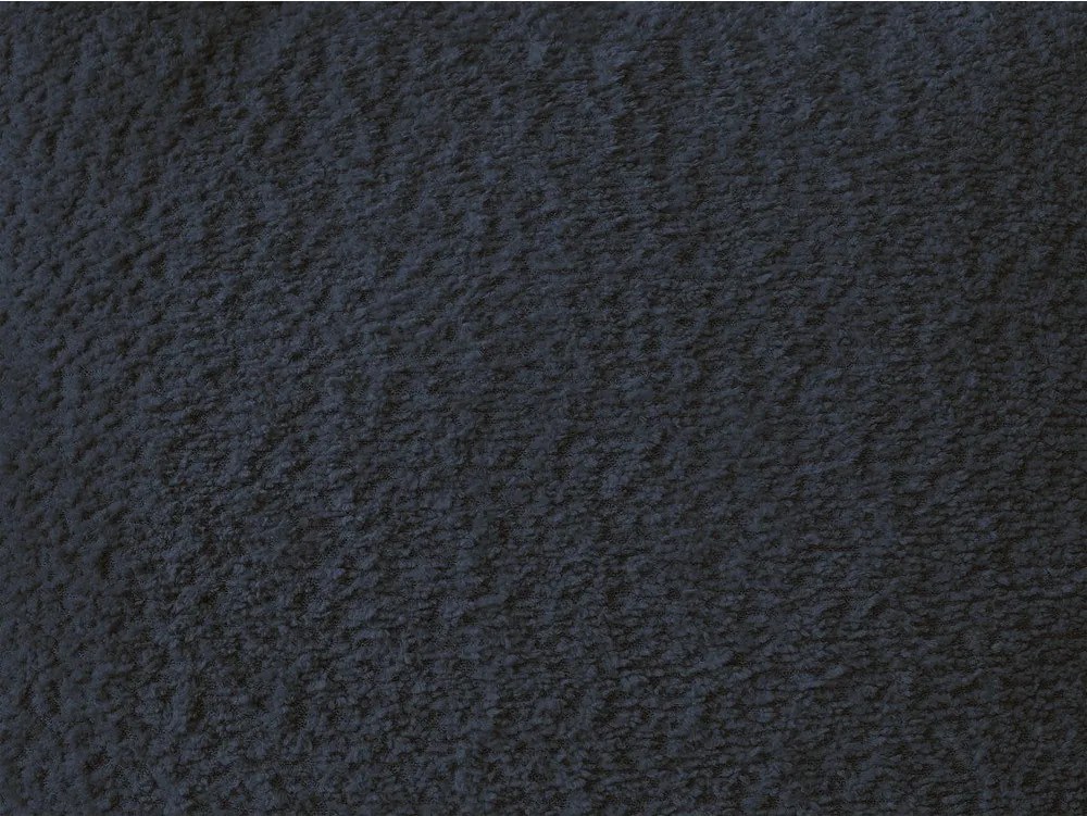 Тъмносин ъглов диван от прежда с примки от букле (ляв ъгъл) Azra – Bobochic Paris