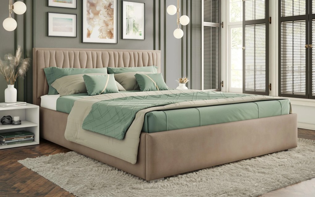 Тапицирана спалня за матрак 160/200 Форино