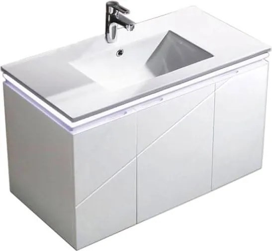 Конзолен шкаф за баня ICP 9046 с умивалник 9066, Inter Ceramic