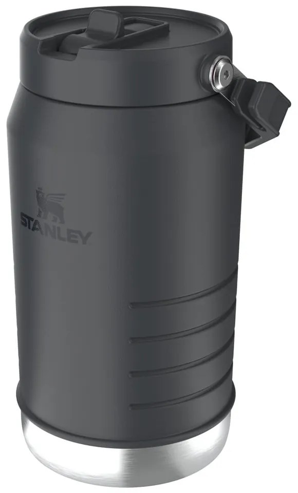 Черен термос от неръждаема стомана 1,9 l IceFlow™ Flip Straw 2.0 Black – Stanley