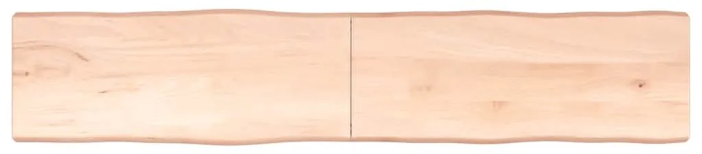 363915 vidaXL Плот за маса 200x40x(2-6) см необработено масивно дърво жив ръб