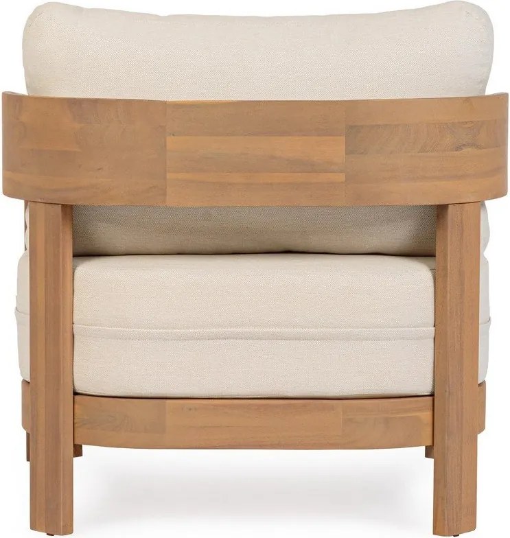 Градински стол от масивно дърво в естествен цвят Pablo – Bizzotto