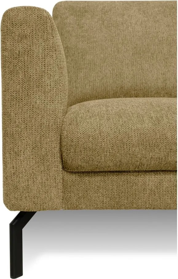 Ъглов диван в цвят горчица (десен ъгъл) Gomero – Scandic