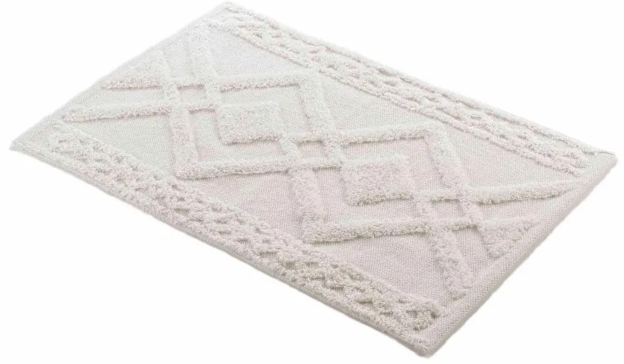 Бял килим за баня 50x80 cm Gladis – douceur d'intérieur