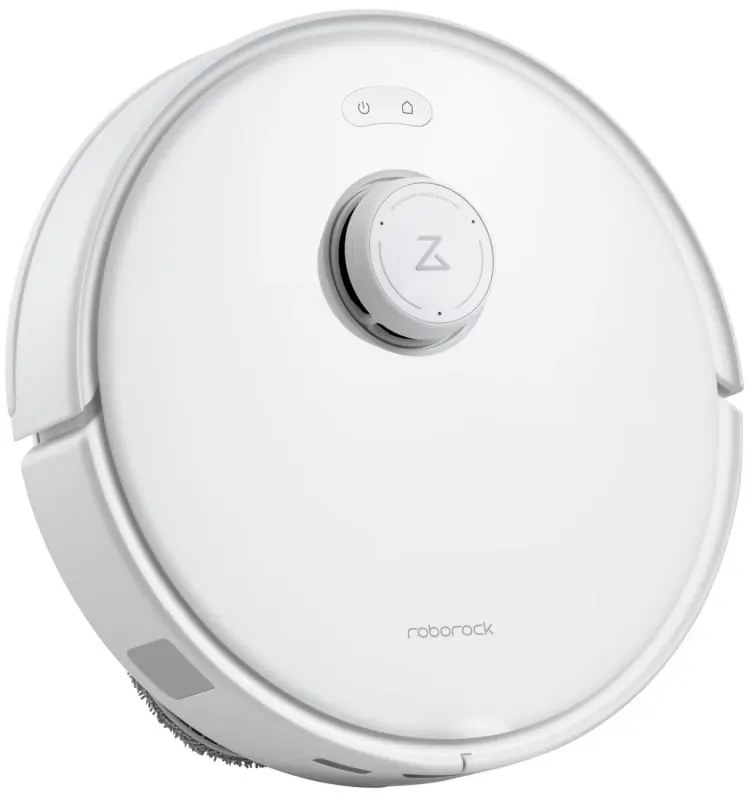 Прахосмукачка робот Roborock Q Revo Curv QRC02-00, 18500 Pa, 6400 mAh, 66W, 3D Картографиране LiDar, Станция за зареждане, Автономия до 4 часа, Бял