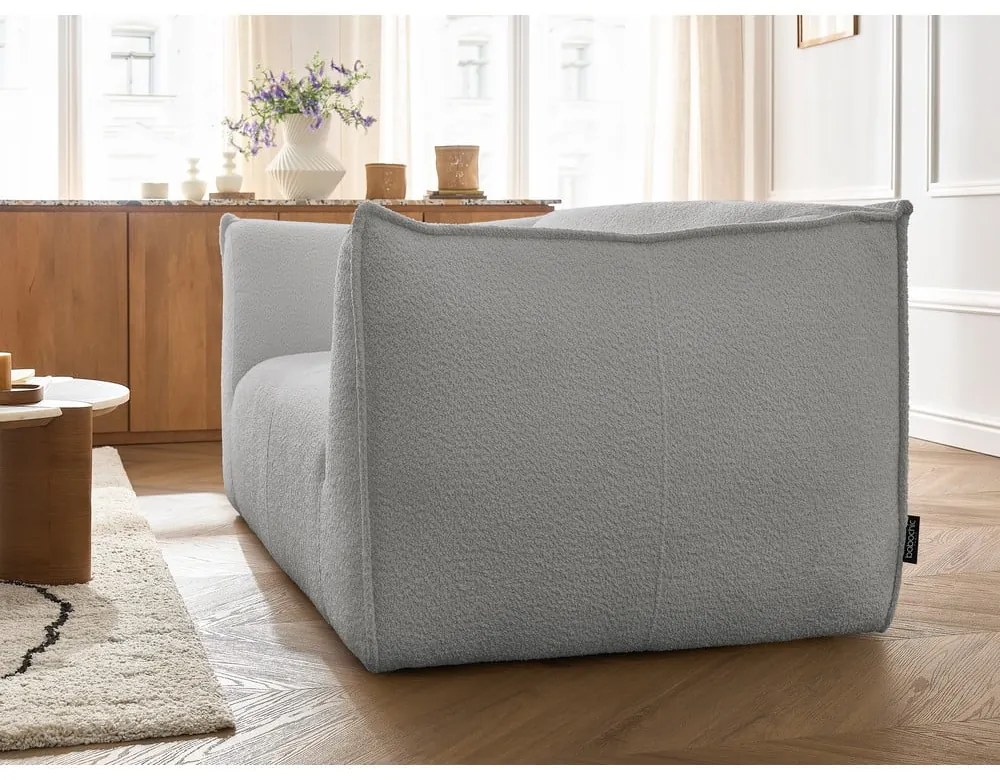 Светлосив диван от прежда с примки от букле 170 cm Giorgia – Bobochic Paris