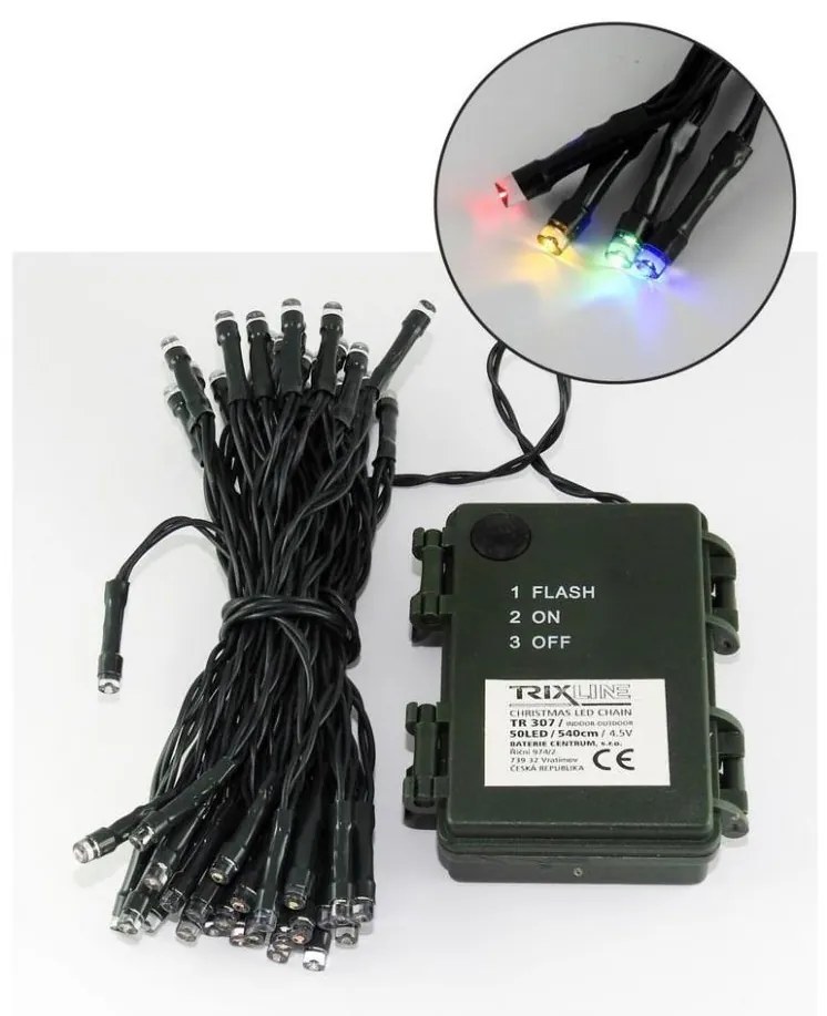 LED Екстериорни Коледни лампички 100xLED/2 функции 10,8м IP44 многоцветни