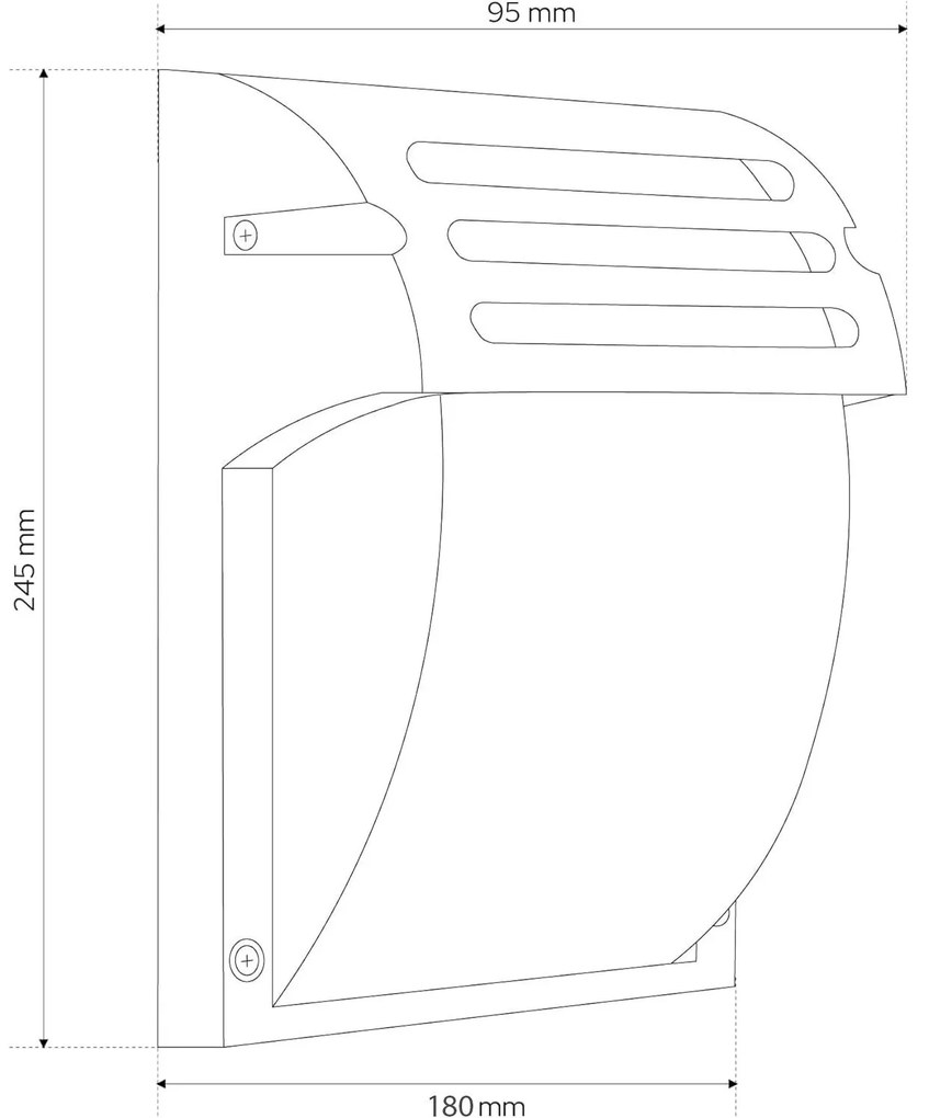 Аплик RSL013-1W Black