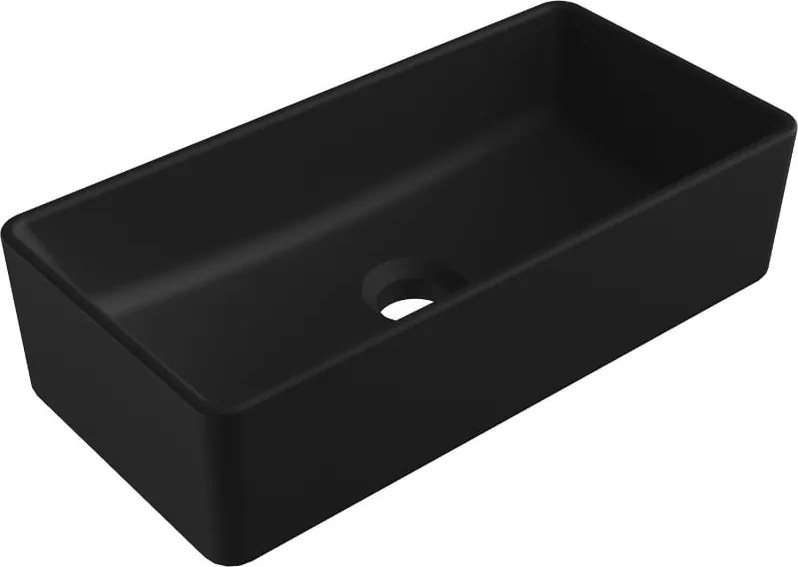 Mexen Nadia умивалник за над плот 46 x 23 см, черен мат - 21614685