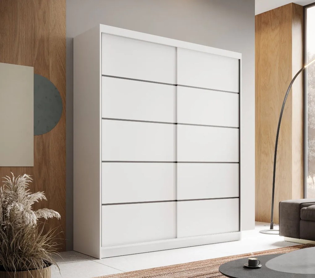 Плъзгащ се гардероб Verano 180-Leuko