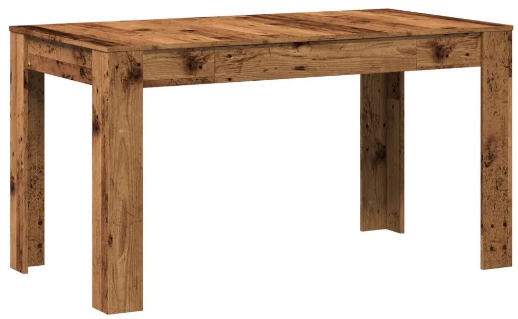 856572 vidaXL Трапезна маса от старо дърво 140x74,5x76 cm Инженерна дървесина