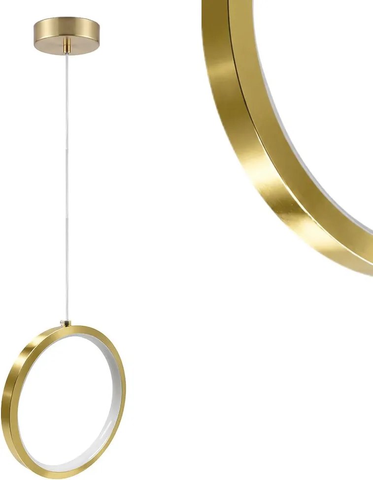 Висяща LED лампа G112-CP Gold
