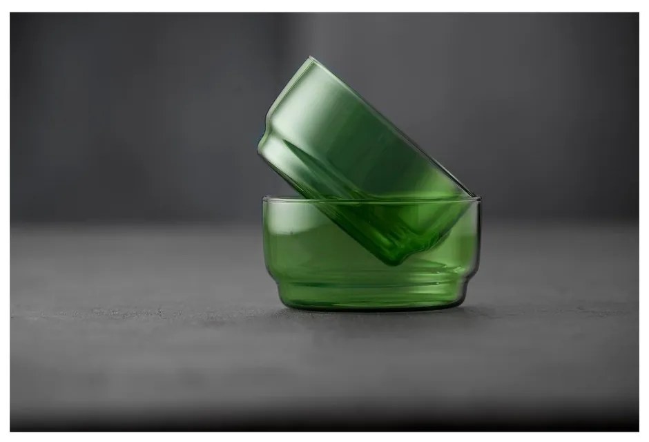 Зелени стъклени купички в комплект от 2 бр. 500 ml Torino – Lyngby Glas