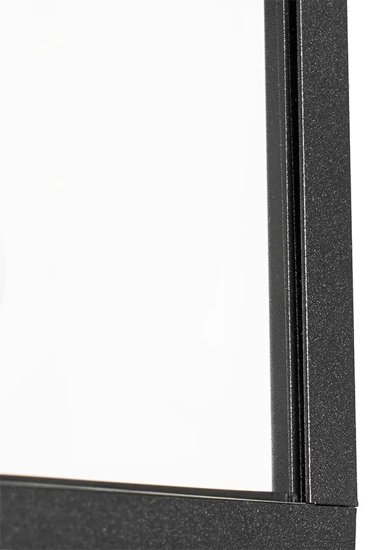 Външна стенна лампа черна с датчик за движение IP44 - Charlois