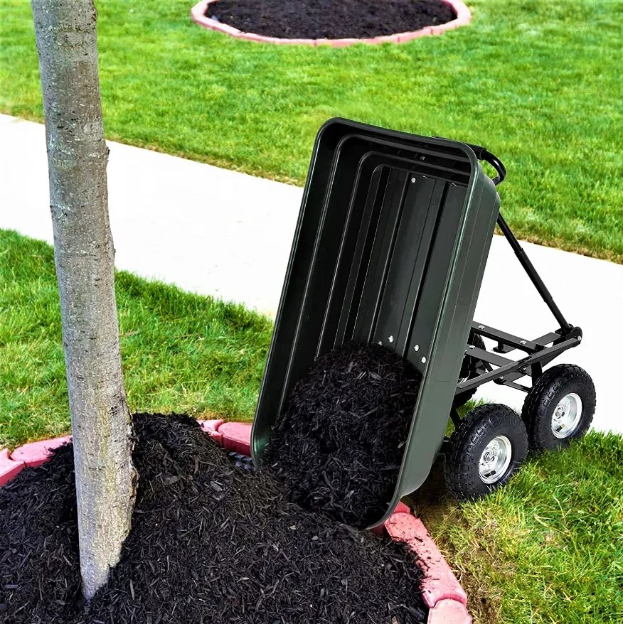 Градинска количка GARDENLINE черна