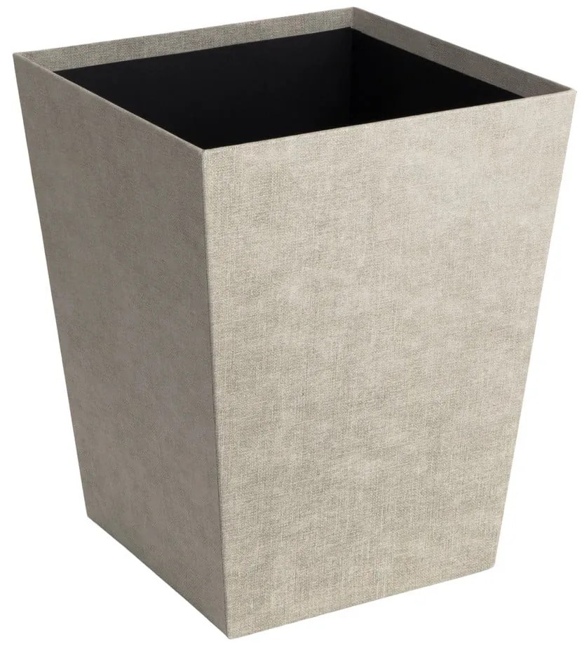 Бежово кошче за боклук Sofia Canvas Paper Laminate – Bigso