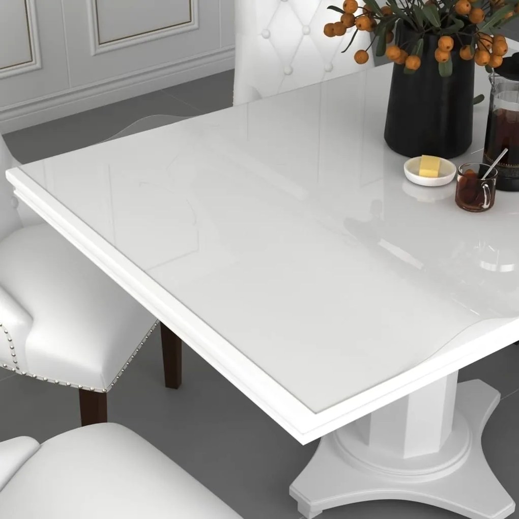 288265 vidaXL Протектор за маса, прозрачен, 140x90 см, 1,6 мм, PVC